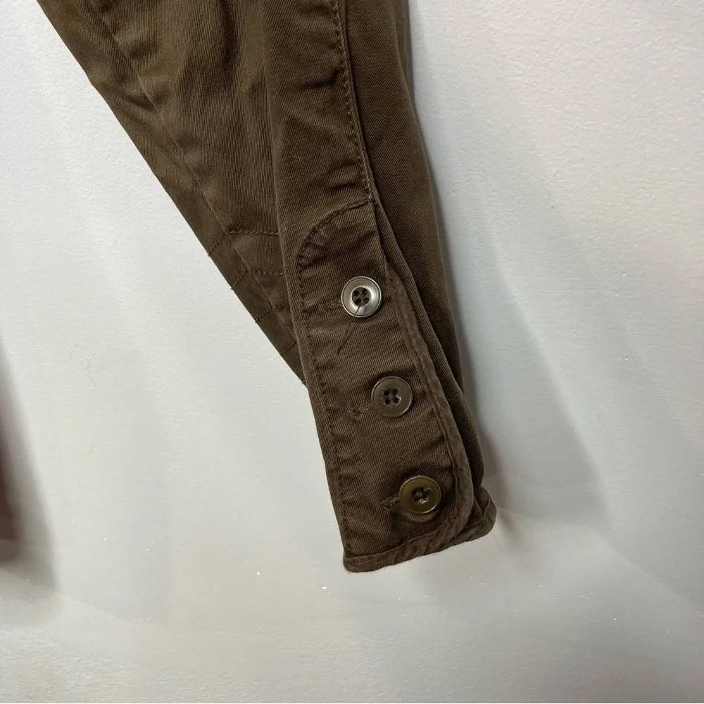 J. Crew City fit brown cropped‎ pants size 8